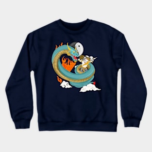 Hanoman And Dragon Crewneck Sweatshirt